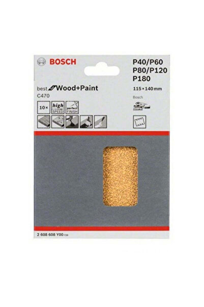 Bosch Set mixt de 10 foi abrazive cu prindere tip arici, Ideal pentru lemn și...