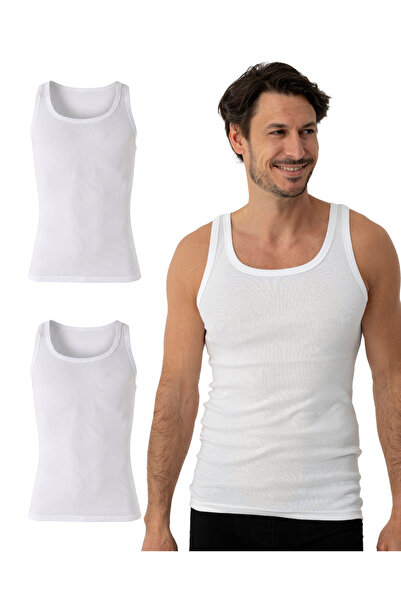 Mimosso Men's Organic Cotton 2-Piece Ribbed Undershirt