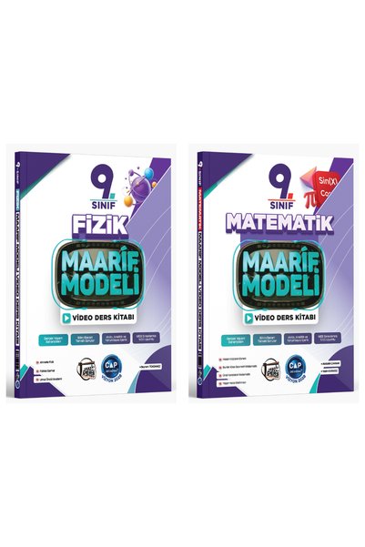Çap Yayınları Çap 9. Sınıf Fizik ve Matematik Maarif Video Ders Kitabı Seti 2027
