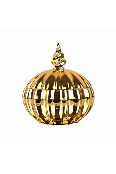 SOLETER Decoration Round Sugar Bowl - Gold - Acrylic
