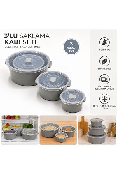 3' lü Saklama Kabı