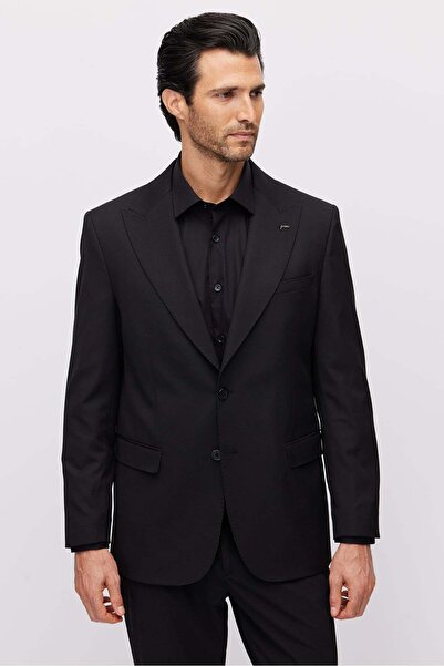 PAULMARK Men's Slim Fit Swallow Collar Jacket
