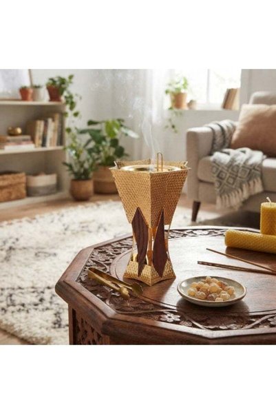 SOLETER مبخرة بخور معدنية بتصميم عربي للمنزل واليوغا والتأمل والعلاج بالروائح...