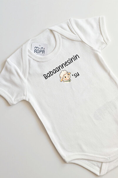 Mini Ropa Grandmother's lamb written baby bodysuit grandmother written bodysuit