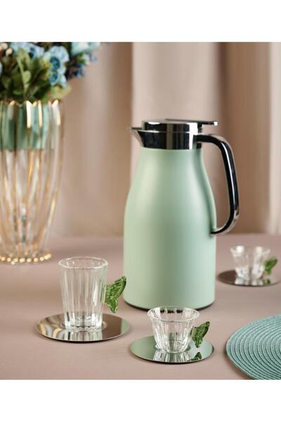 SOLETER Croan Pressurized Thermos - Blue 1 Liter