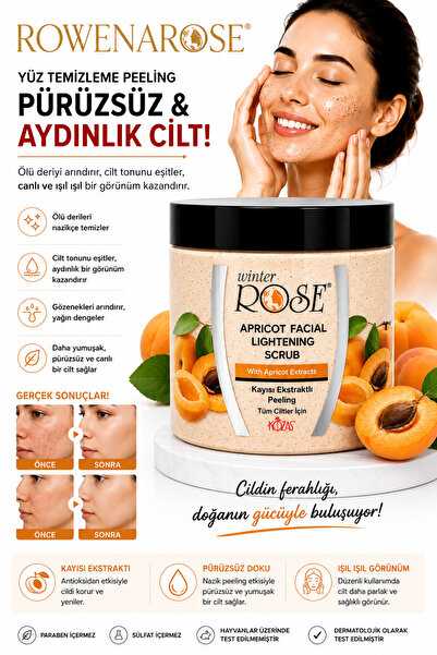 ROWENAROSE Kayısı Yüz Temizleme Peelingi 500ml