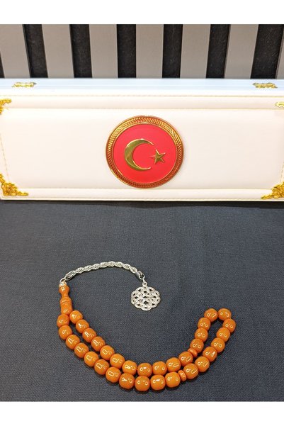 TESPİH KÖŞESİ CRUSHED AMBER ROSARY