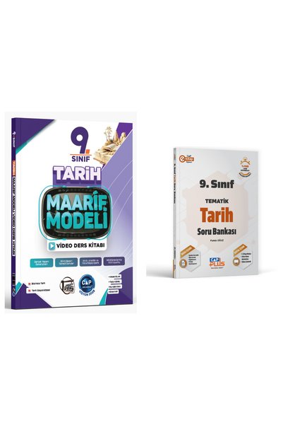 Çap Yayınları Çap 9. Sınıf Tarih Maarif Video Ders Kitabı ve Plus Maarif Soru...