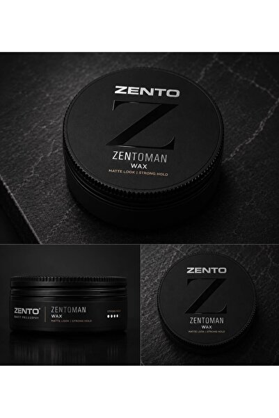 ZENTO ZENTOMAN Wax Matte Look Strong Hold 100 gr