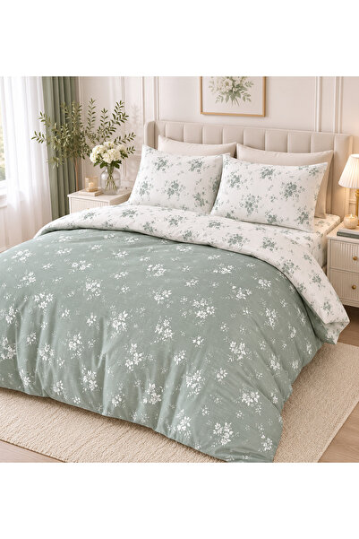 pınarhome collectıon Double Size Large Bedding Set (Combination of Sheet and ...