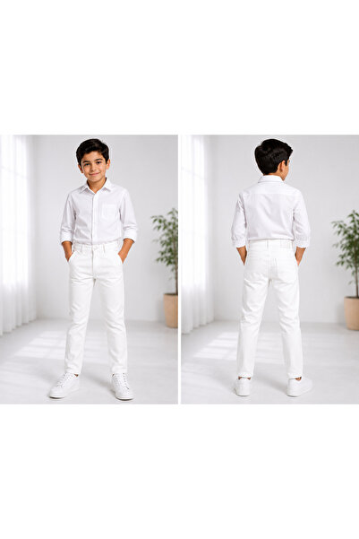 baby kids colors Boys' Cotton Lycra Gabardine Trousers Year-End Show Holiday ...