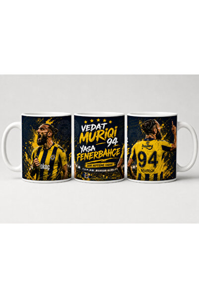 AION CASA Vedat Muriqi Temalı Fenerbahçe Kupa Bardak 2D Baskılı