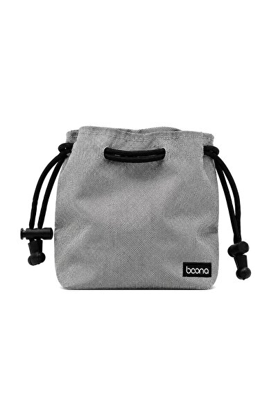 Boona Camera Lens Pouch, 10 x 10 x 17 cm, Water-Resistant, Grey