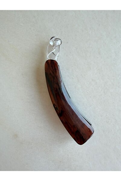 nesdesignn Smoke Patterned Banana Buckle — Brown