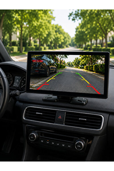 vr pro CarPlay Android Auto Araç Multimedya-Kamer Ekranı Kablosuz Taşınabilir HD Dokunmatik