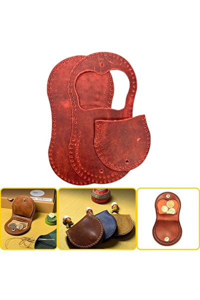 ipekbazaar DIY Side Coin Leather Wallet Making Kit, DIY Handmade Wallet Card ...