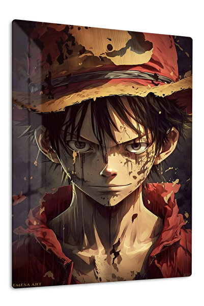 Emesa Art Monkey D. Luffy Anime Metal Wall Art