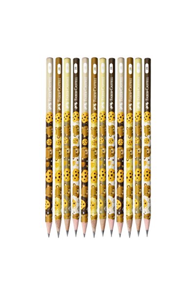 Faber Castell Faber-Castell Sevimli Ayıcıklar 2B Yuvarlak Kurşun Kalem 12 Adet