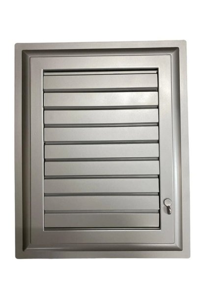 ARNEER Mey İthalat® Plastik Menfez 45X55 Gümüş Banyo Wc Havalandırma