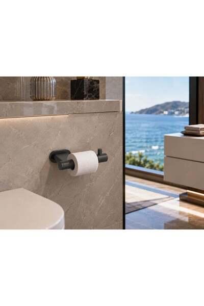 ACAR SU ARMATÜRLERİ Osmo paper holder anthracite acar 804.20a