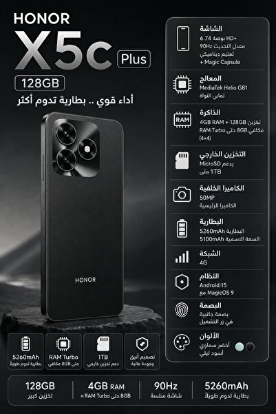 HONOR X5C Plus