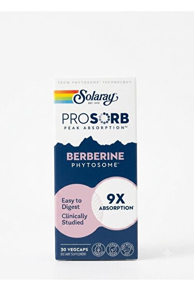 Solaray كبسولات بربرين فايتوسوم للامتصاص الفائق من سولاراي (Solaray ProSorb B...