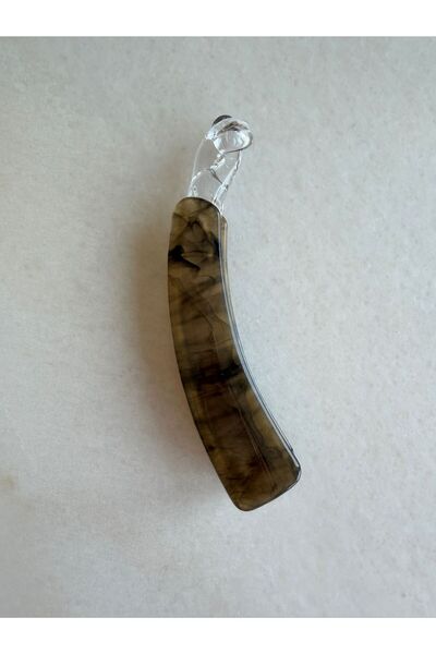 nesdesignn Smoke Patterned Banana Buckle — Beige