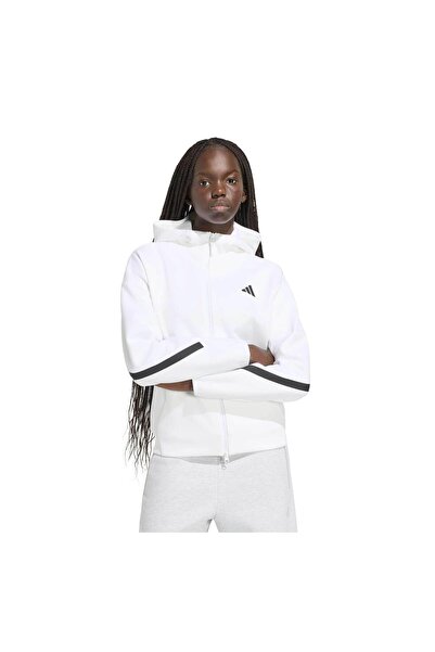 adidas Kf6326-K W Z.N.E. Fz Women's Jacket White