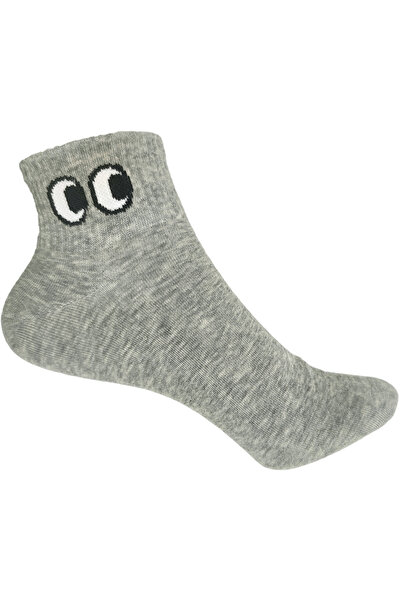 GIFT-ME.GR Κοντές κάλτσες unisex, βαμβακερές, με σχέδιο μάτι, 1 ζευγάρι, μέγε...