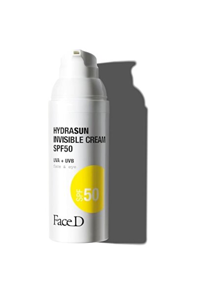 FaceD Cremă de protecție solară facială Face D Hydrasun SPF50, 50 ml, fără pa...