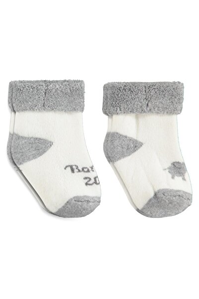 Civil Baby Born Curly Towel 6-2 Piece Baby Boy Sock Set