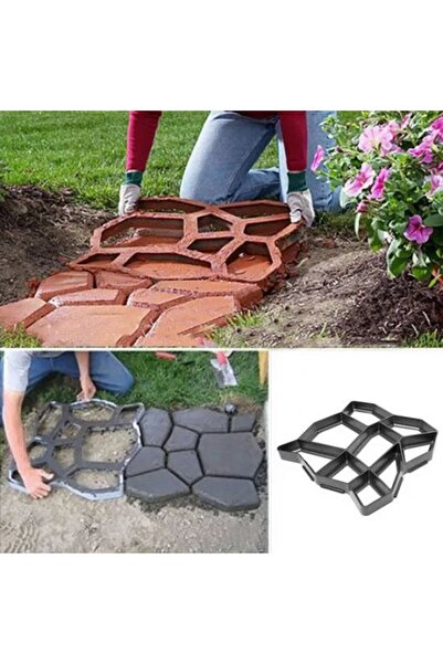 Generic Brand Matriță pentru Pavaj din Beton, Model Piatră Naturală, Reutiliz...