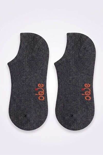 OBJE Women's Anthracite Sneaker Socks