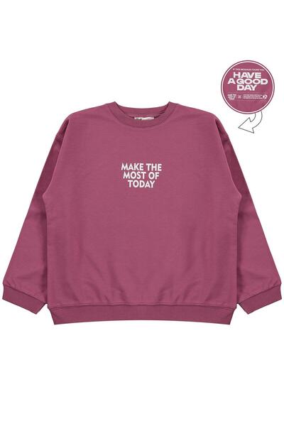 Civil Girls Make the Most Printed Sweatshirt for 10-13 Year Olds - Lilac