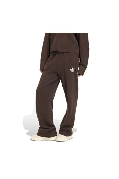 adidas Ia4437-K Ess Knıt Pant Women's Sweatpants Brown