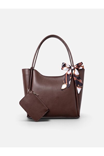 CELESTIAL COLLECTION Carla Large Size Bag with Scarf and Mini Wallet (Light B...