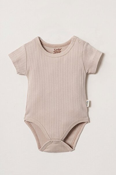 Mini Cotton Bebek Raporlu Kısa Kollu Badi