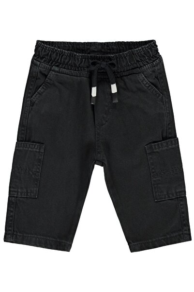 Civil Baby Knitted Pants with Cargo Pockets for 6-18 Months - Gray
