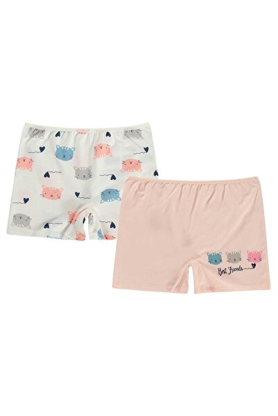 Civil Girls Best Cat 2-12 Years Old Girls' 2-Piece Boxer Set
