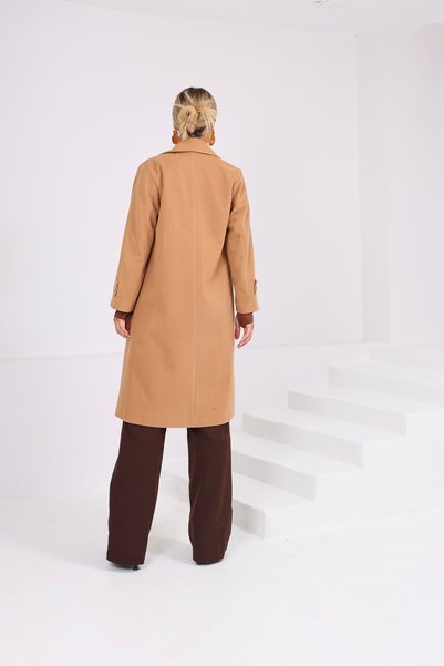Heggo Women's Cashmere Coat Oversize
