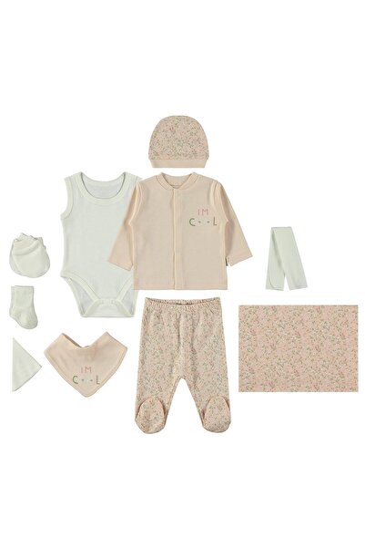 Bebbek Seturi de body-uri Garden Flowers - Roz