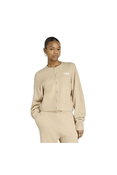 adidas IA4456-K Cardigan Ess Jachetă de damă Bej