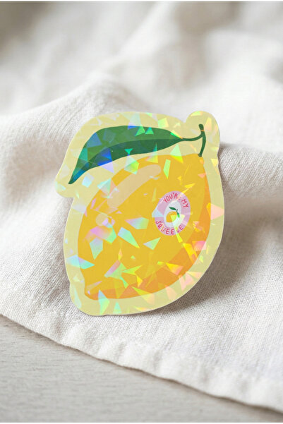Plumie You’re My Squeeze Limon Laminasyonlu Sticker – Sarı Meyve Temalı Eğlen...