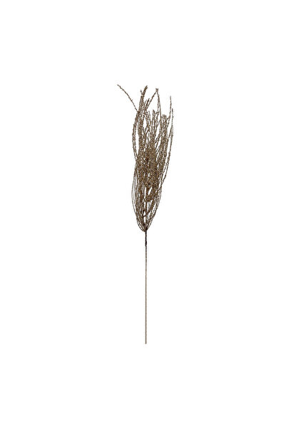 Dekorsende Christmas Ornament Broom Shape Sparkling Branch Champagne 90 cm