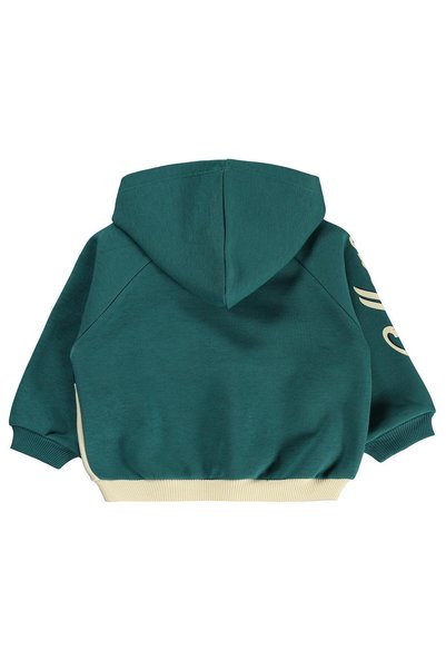 Civil Baby Kapüşonlu 6-18 Ay Sweatshirt - Yeşil