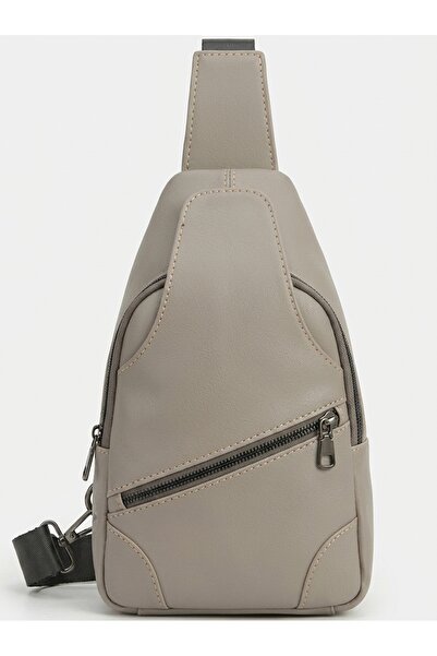 levano leather %100 Hakiki Dana Derisi Renkli Göğüs Çantası – Çok Bölmeli Çap...