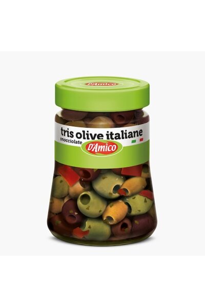 D'Amico Trio pitted olives, 280g