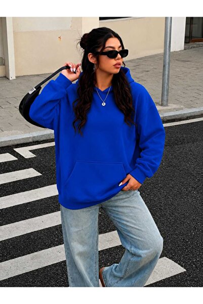 BENROMA 3 Yarn Combed Cotton Plus Size Unisex Sweatshirt Mq6
