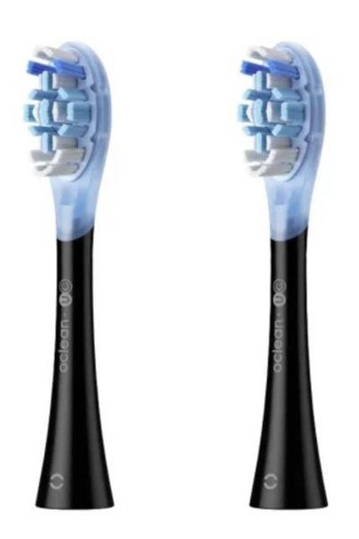 Oclean Capete de periuță de dinți sonică Ultra Clean, negre, 2 bucăți