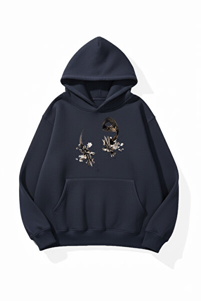 uyguntarz Unisex Soft Textured Sufism Printed Design Oversize 3 Thread Hoodie...